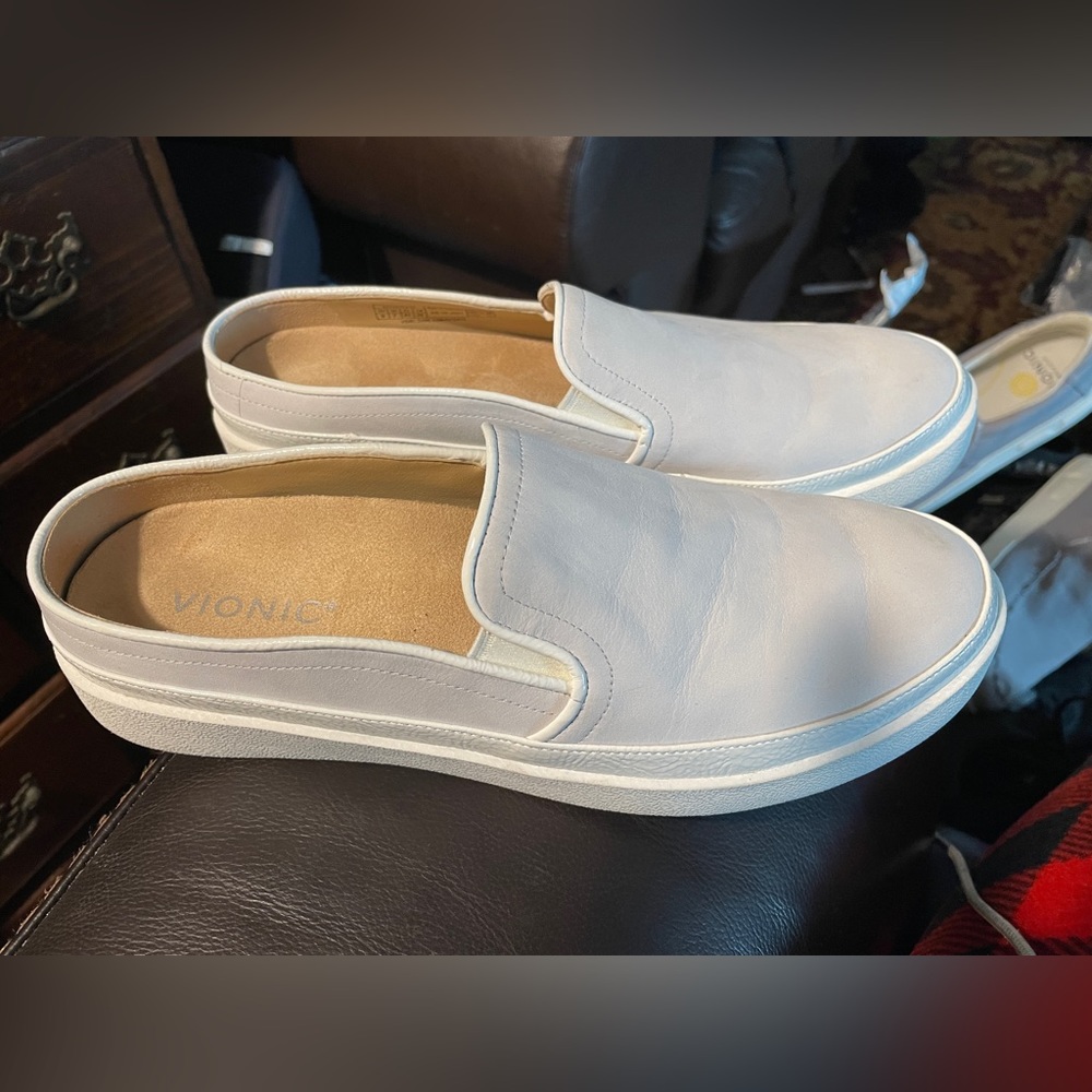 Vionic White Slip-On Sneakers
